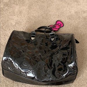 Large Shoulder Patent leather purse